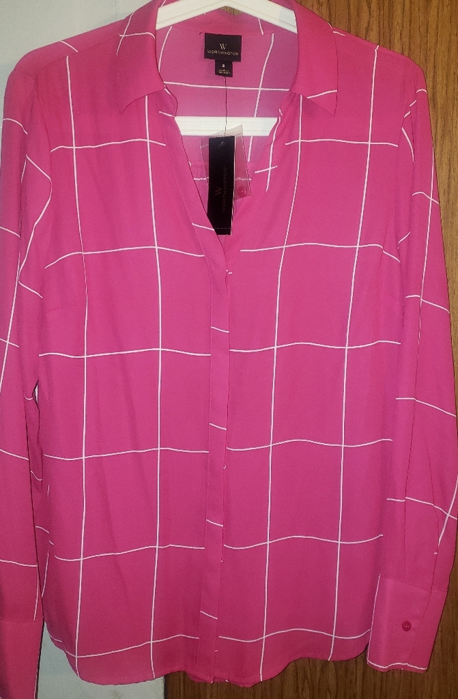 Loose Fit Button Down Top